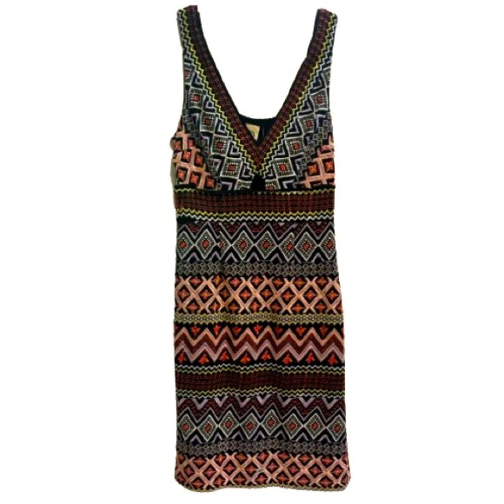 Anthropologie Akemi + Kin Geo-Embroidered Dress Size 4 EUC - Picture 3 of 15